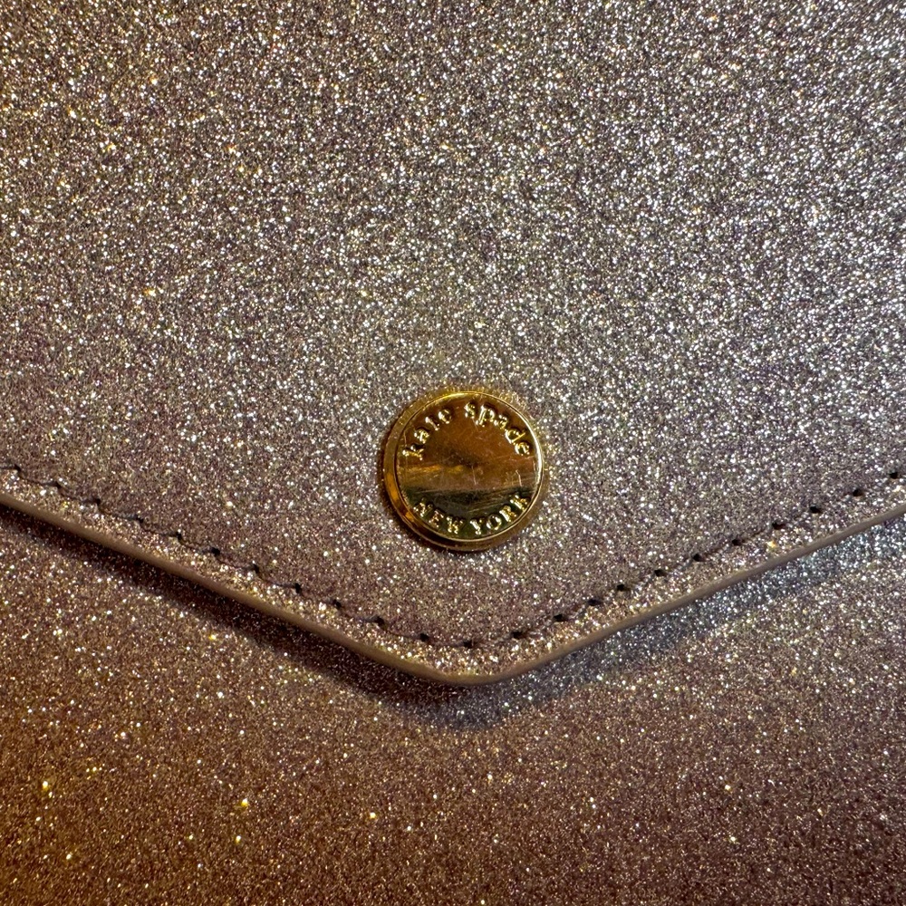 Kate Spade Crossbody Lilac Frost Tinsel Glitter - Picture 2 of 12